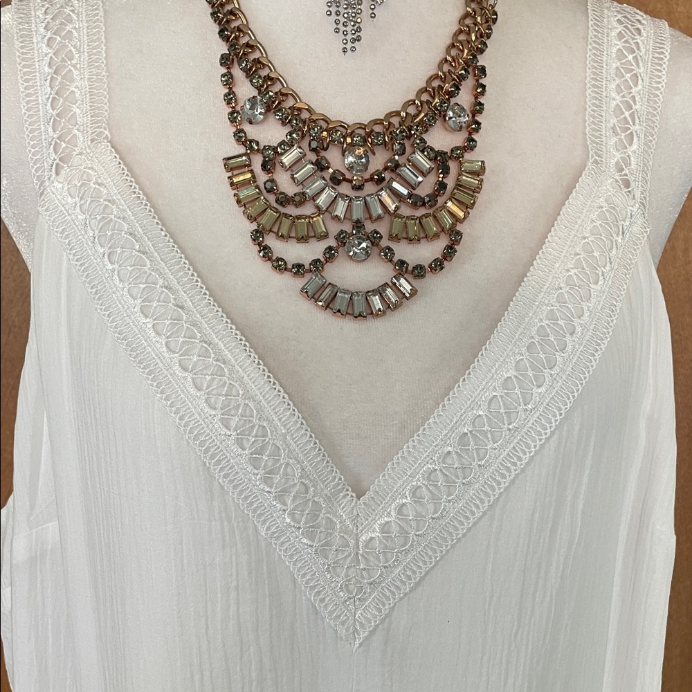 Elegant White Maxi Dress by Express - Picture 5 of 16